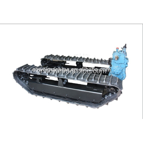 Mini Rubber crawler track chassis Κατασκευές Εξοπλισμός αμμώδης παραλία